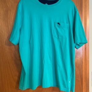 Tommy Bahama Relax Pocket Blue Short Sleeve T-Shirt Adult Size Extra Large